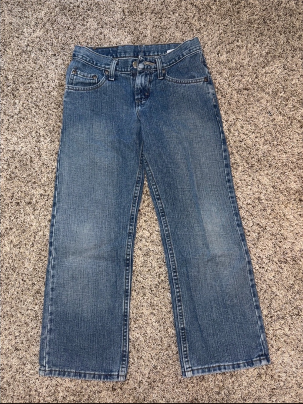 Lee Kids Mid-Blue Straight Leg Jeans
